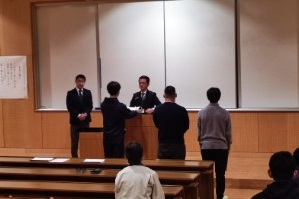 総合工科高等学校定時制_令和7年度 修了式_離任式 